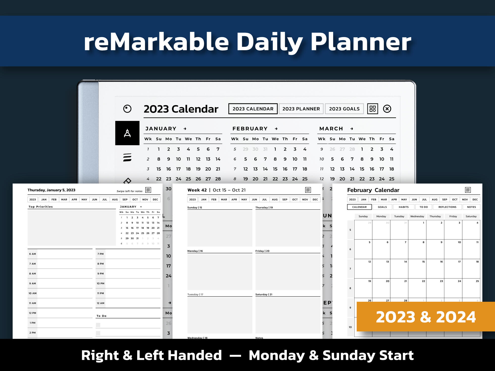 reMarkable Daily Planner